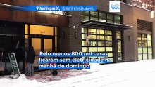 EUA: nevão perturba viagens e causa cortes de energia. Há 600 mil casas sem eletricidade