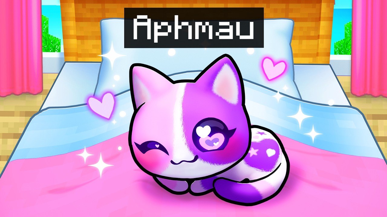 Becoming a BABY KITTEN in Minecraft! Part 1