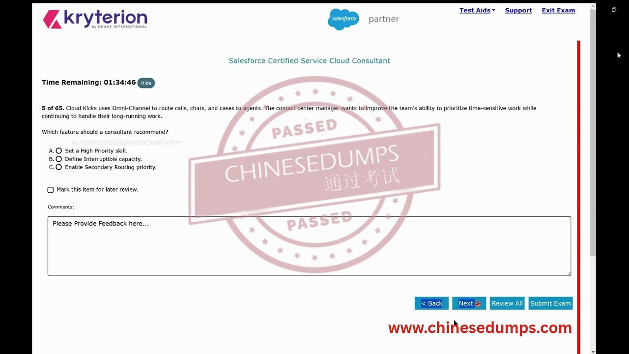 SALESFORCE CERTIFIED SERVICE CLOUD CONSULTANT EXAM