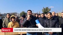 Hatay'ın Defne ilçesinde günlerdir yaşanan elektrik kesintisine mahalle halkı isyan etti