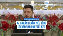 Az ukrán elnök még több légvédelmi rakétát kér, miután legalább félmillióan fűtés nélkül maradtak Kijevben