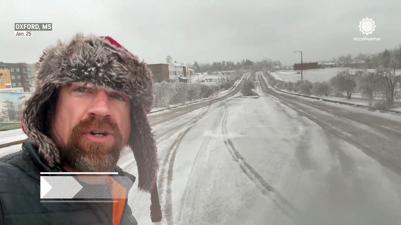 'Ice storm apocalypse,' Storm chaser describes Mississippi ice storm