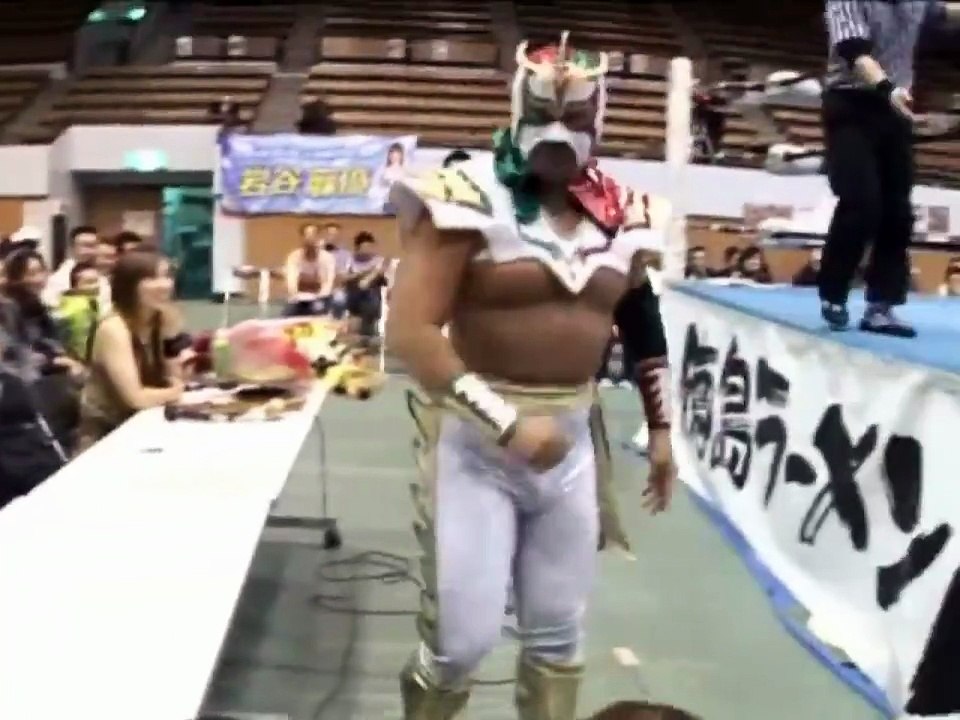 2011.09.20 Wonderful Stars 03 Danshoku Dino & Yuzuki Aikawa vs. Ultimo Dragon & Yoko Bito