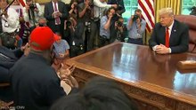 Kanye West Goes Off on Long Rant During Oval Office Meeting | THR News