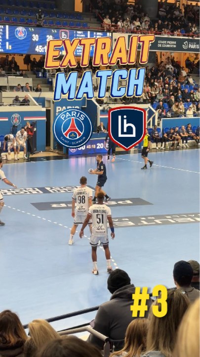 Extrait PSG Vs Limoges ! #3 #Handball #LNH #PSG