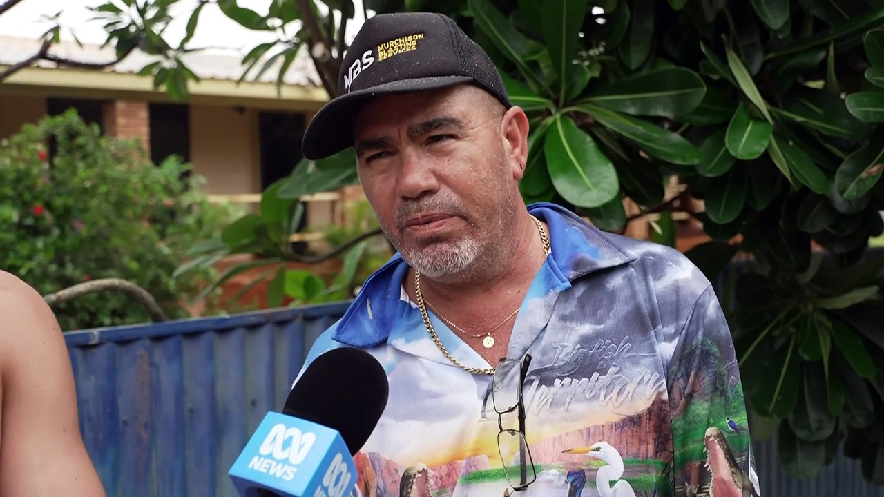 Derby residents assess the damage after Tropical Cyclone Luana