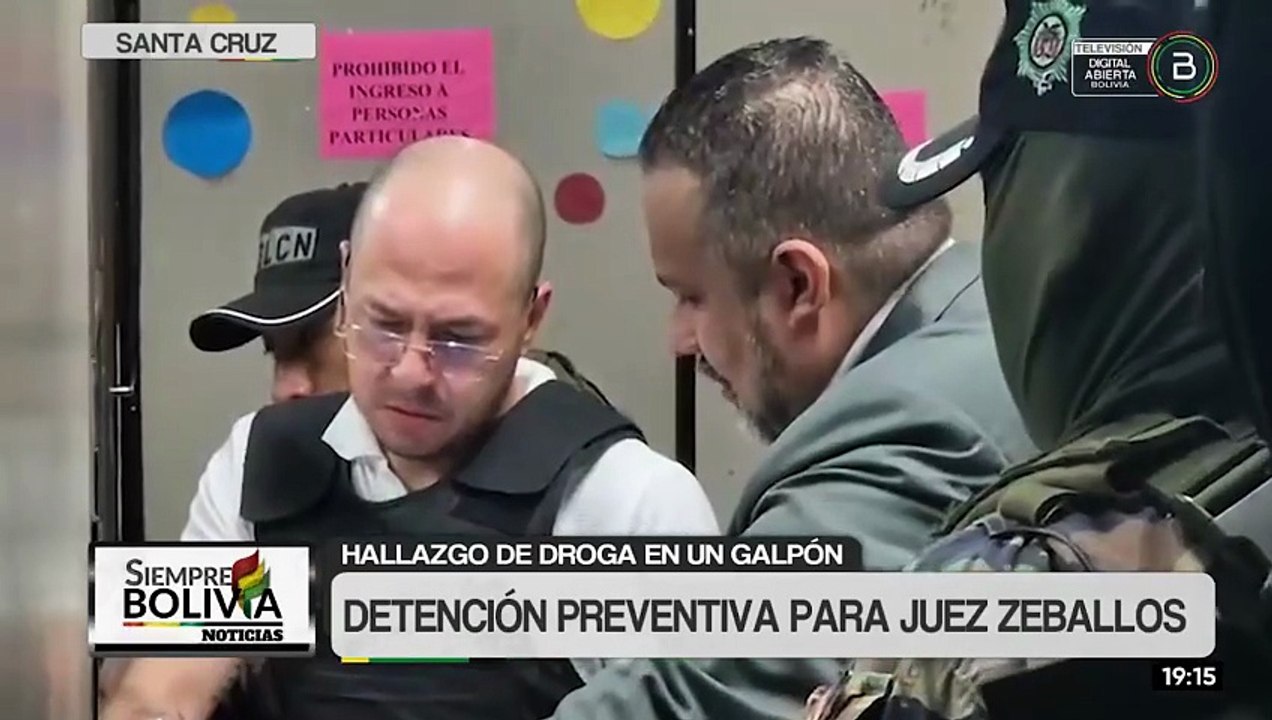 Caso Galpón: Defensa del juez Zeballos apela a la detención preventiva de cuatro meses