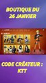 Boutique du 26 Janvier 2026 ! Retour des collab Pirates Des Caraibes et Naruto !