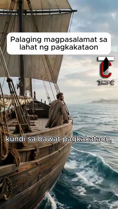 Palaging magpasalamat sa lahat ng pagkakataon