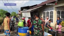 TNI AD Suplai Air Bersih untuk Warga Terdampak Banjir Bandang di Padang
