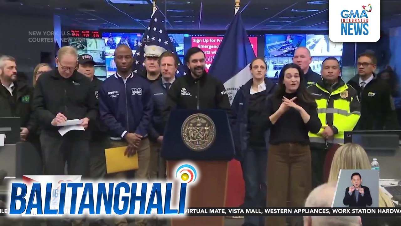 New York City Mayor's Office - 5, natagpuang patay kasunod ng winter storm | Balitanghali
