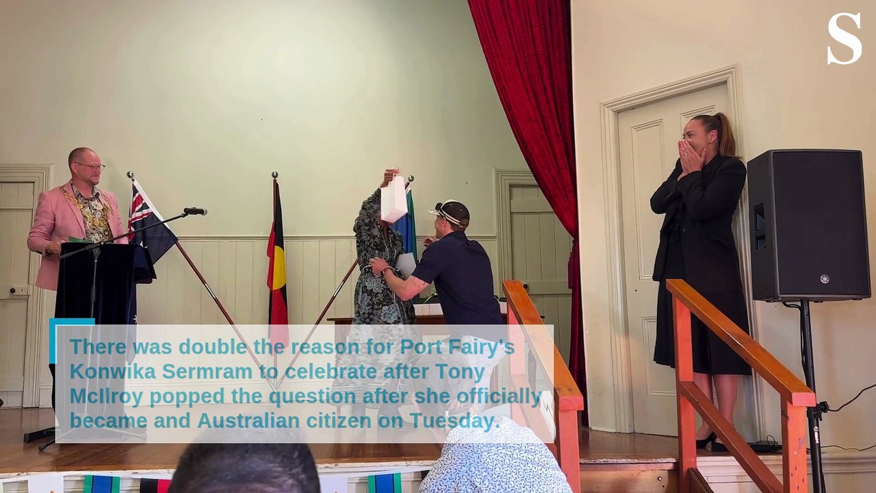 Becoming an Aussie has a nice ring to it for new citizen