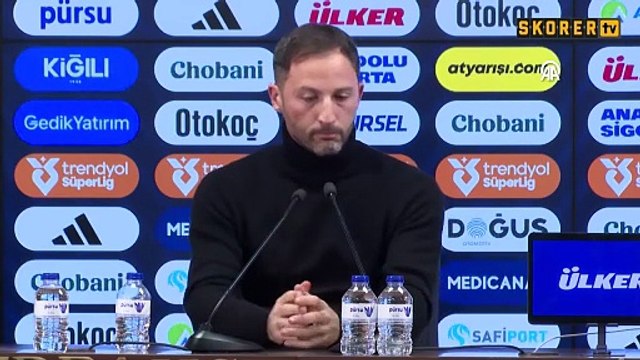 Fenerbahçe teknik direktörü Domenico Tedesco: Çözüm bulmakta geç kaldık
