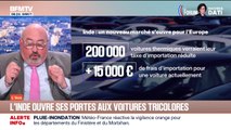 BFM éco : L'Inde ouvre ses portes aux voitures tricolores - 26/01