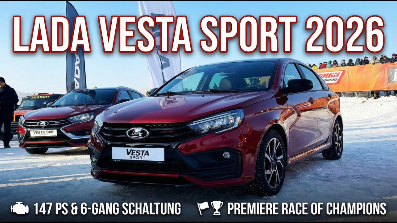 LADA Vesta Sport (2026): Premiere beim Race of Champions