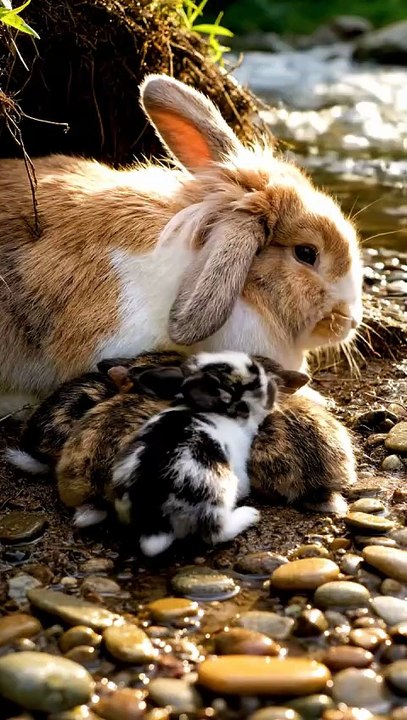 rabbit so love #animals #love (3)