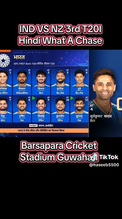 3rd T20 Full Highlights India vs New zealand record chase