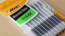 BIC Round Stic Xtra Life Pens – Smooth Writing Durable Ballpoint Pens