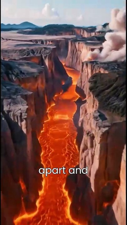 How Earth Split Apart: The Birth of Continents | #shorts #youtubeshorts #earth #facts #continents