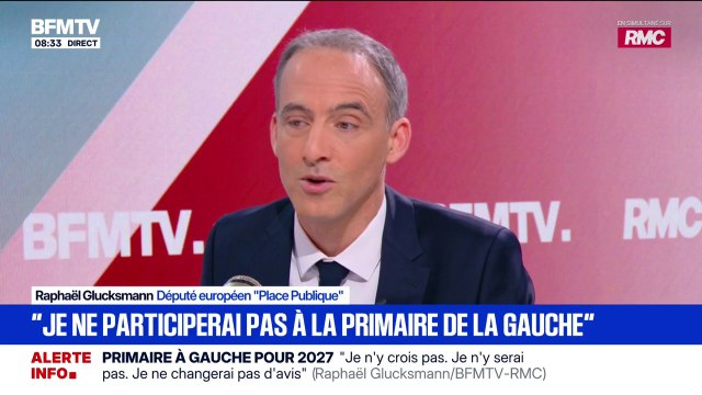 Présidentielle 2027: Raphaël Glucksmann propose au PS de créer une plateforme commune pour enclencher une dynamique électorale
