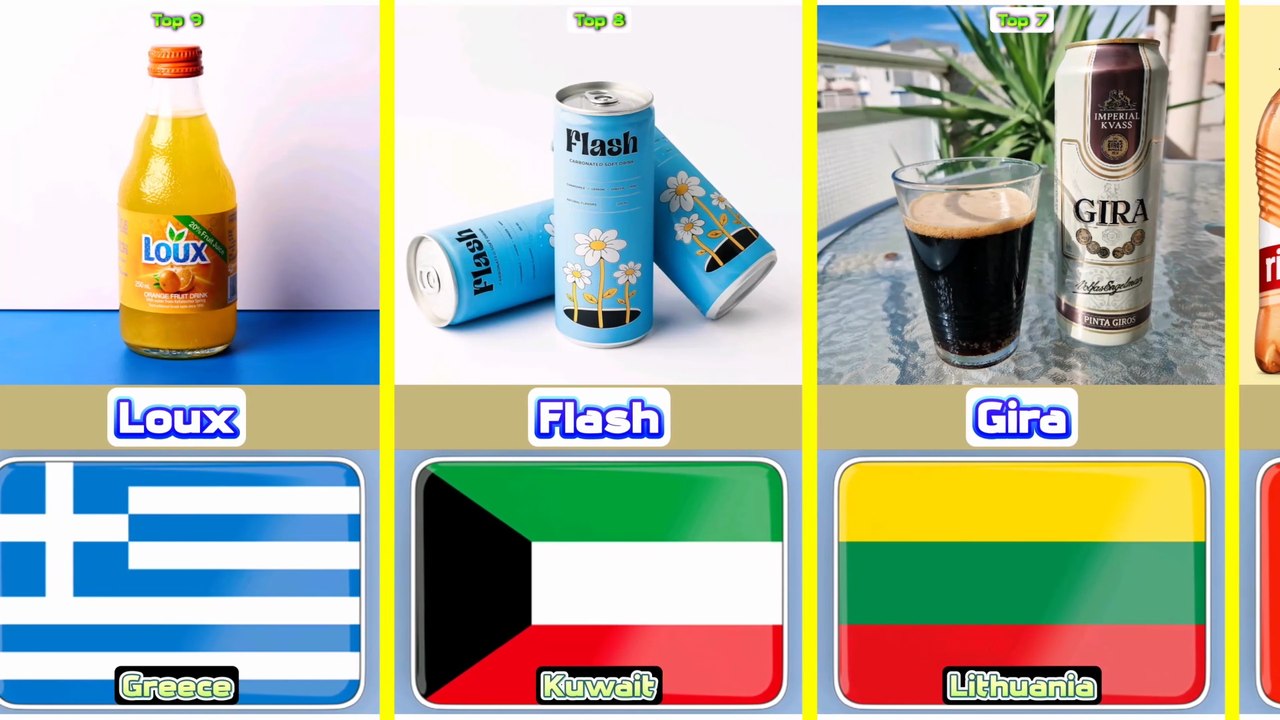 Top 9 Most Traditional Soft Drink From 9 Different Countries In The World