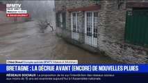 À Malestroit, dans le Morbihan, les nouvelles pluies ont réactivé le cours d'eau de l'Oust, qui était en décrue