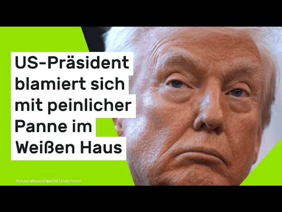 Donald Trump: US-Präsident blamiert mit peinlicher Pinguin-Panne im Weißen Haus