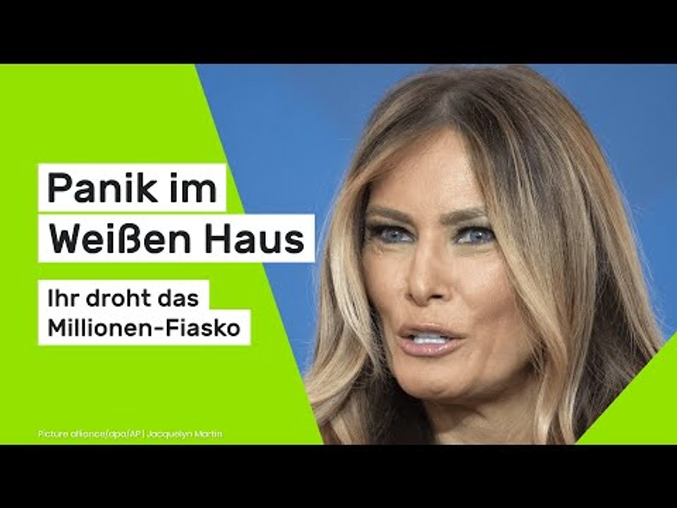 Melania Trump: Panik im Weißen Haus - ihr droht das Millionen-Fiasko