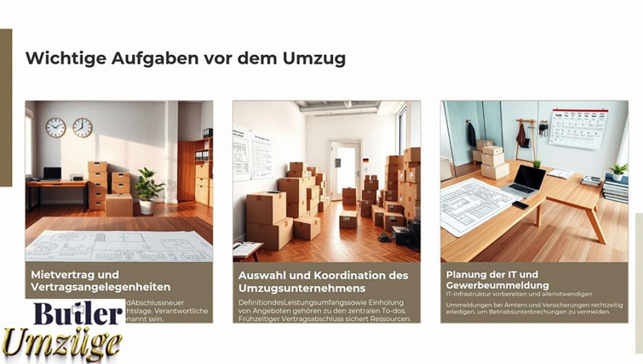 Checkliste für den Gewerbeumzug