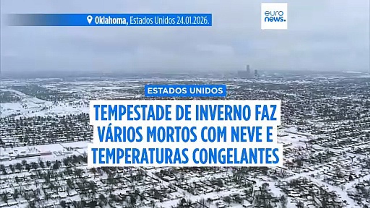 Tempestade de inverno severa faz várias vítimas mortais nos EUA