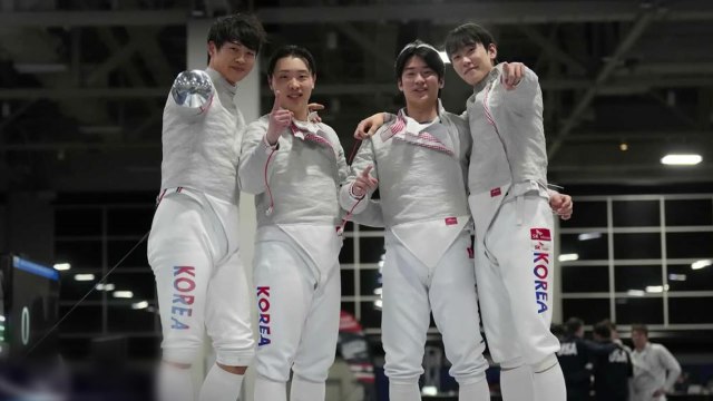 펜싱 남자 사브르 대표팀, 월드컵 단체전 우승...오상욱 2관왕 / YTN