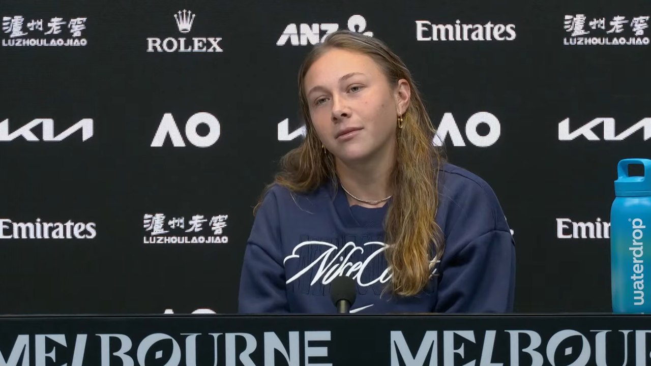Tennis - Open d'Australie 2026 - Amanda Anisimova : "Internet, c'est difficile... Il y a des jours où ça me dérange un peu"