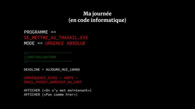 Ma journée en code informatique : la chronique de David Caviglioli