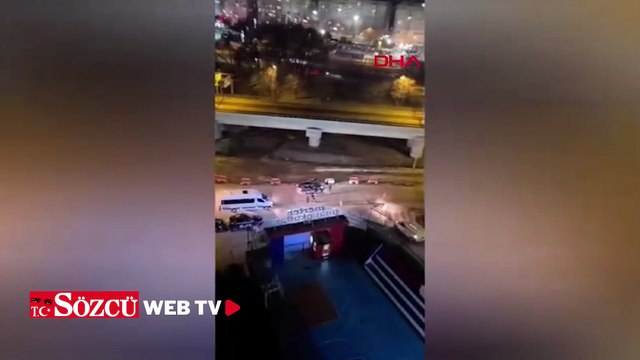 Zeytinburnu'nda 'dur' ihtarına uymadı, polis aracın lastiklerine ateş etti