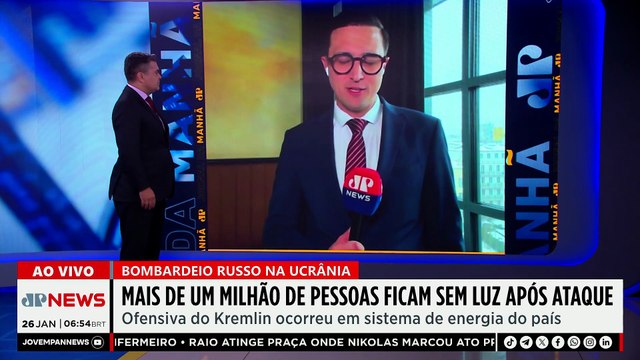 Ataque russo na Ucrânia deixa milhões sem energia elétrica