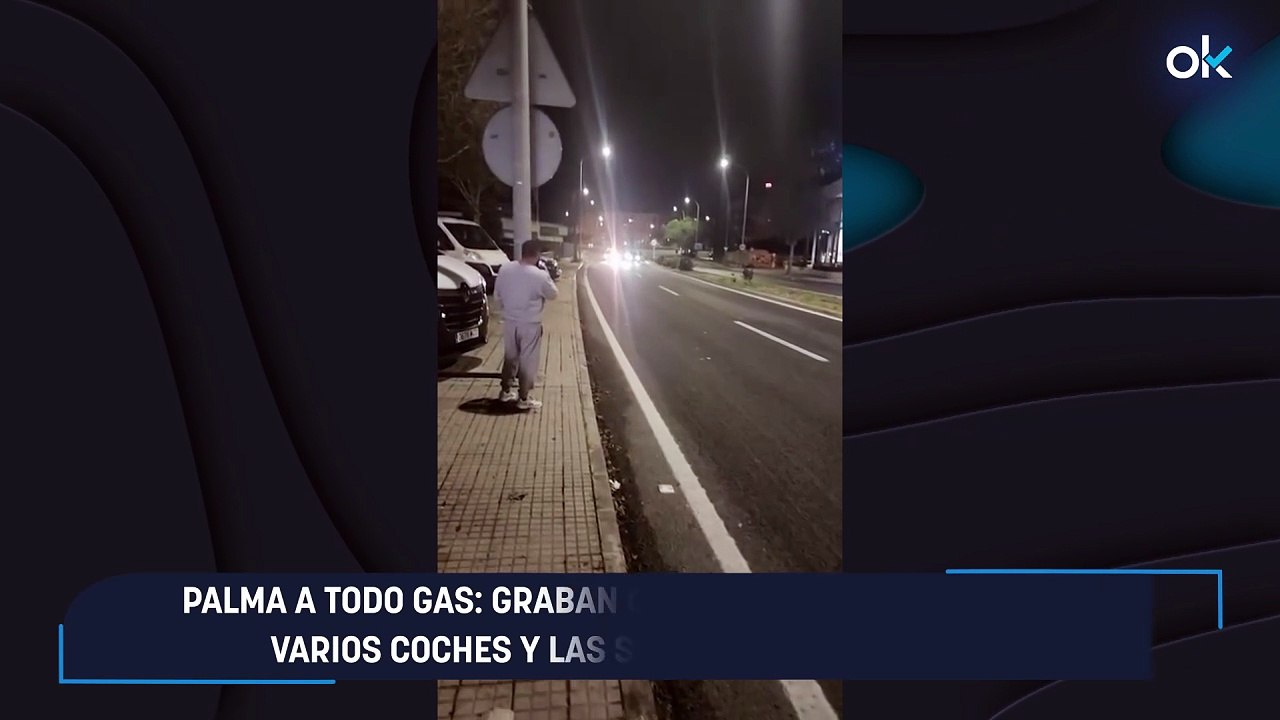 Palma a todo gas: graban carreras callejeras entre varios coches y las suben a redes sociales