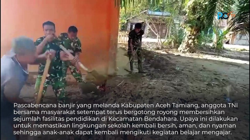 Penampakan Sekolah di Aceh Tamiang Pascabencana Bersih dari Lumpur, Anak-anak Kembali ke Sekolah