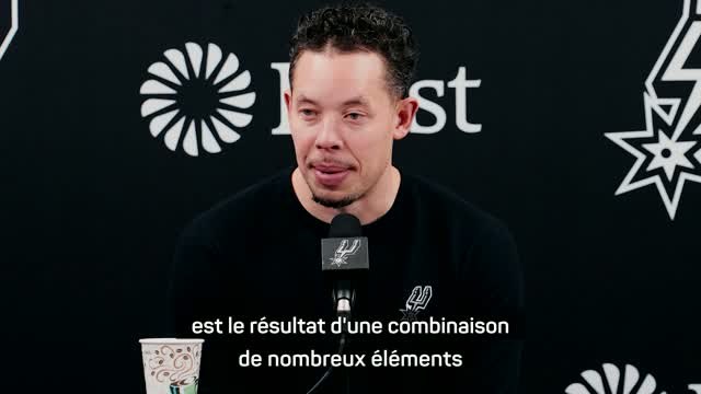 Spurs - Johnson : Le résultat d'une combinaison de nombreux éléments que nous devons améliorer