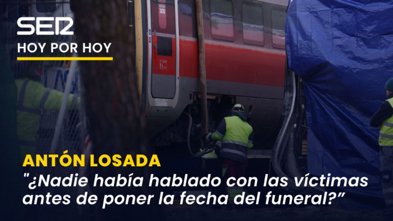 Antón Losada: "¿Nadie había hablado con las víctimas antes de poner la fecha del funeral?"