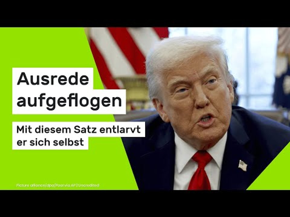 Donald Trump: Ausrede aufgeflogen - mit diesem Satz entlarvt er sich selbst