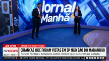 Crianças vistas em SP não são as desaparecidas do Maranhão