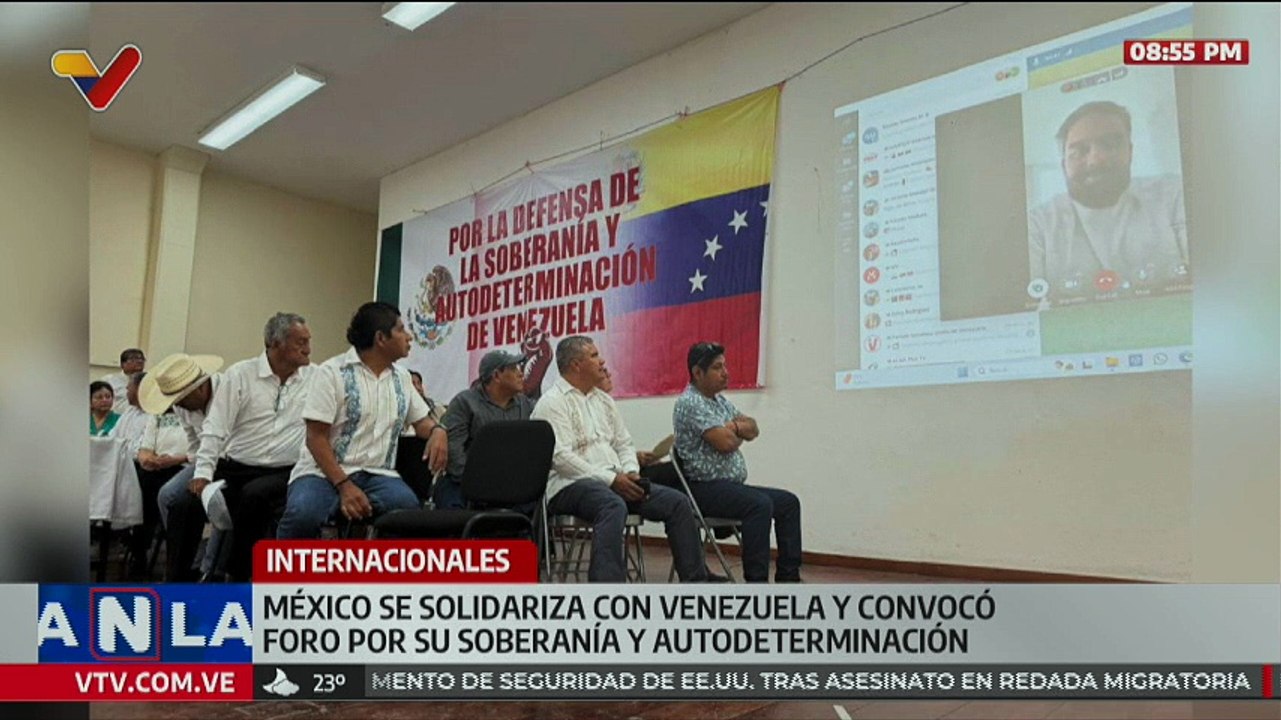 Organizaciones indígenas de México convocan foro por la defensa soberana en Venezuela