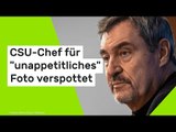 Markus Söder: Schrumpel-Alarm im Auto - CSU-Chef für 