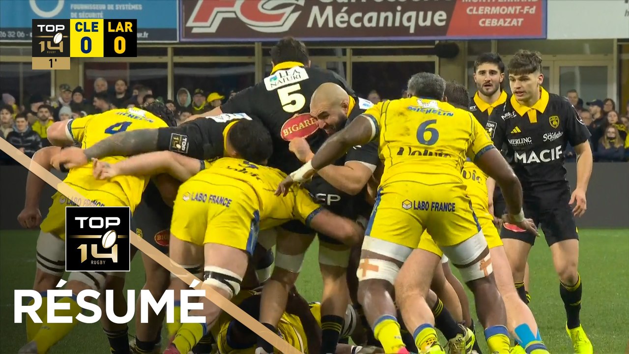 TOP 14 Saison 2025-2026 J15 - Résumé ASM Clermont - Stade Rochelais