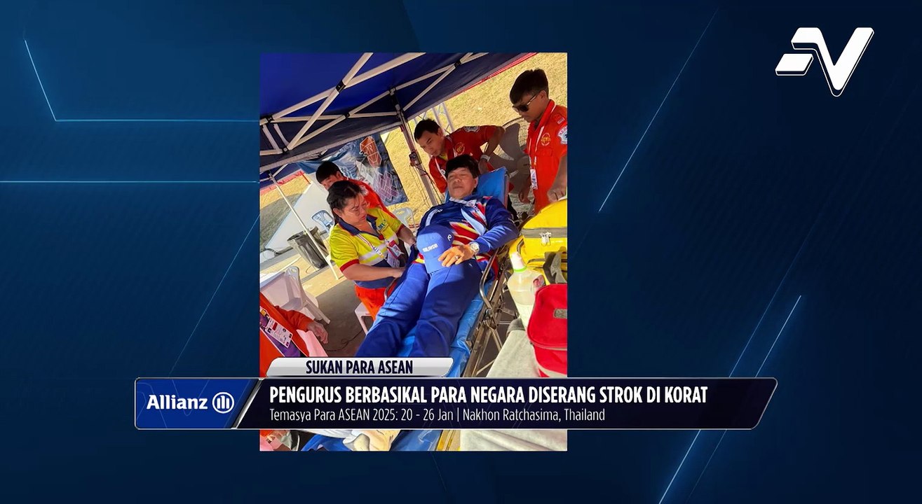 Pengurus berbasikal para negara diserang strok di Korat