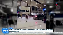 Conductor irrumpe en el Aeropuerto Metropolitano de Detroit