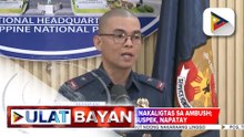 PNP, bubuo ng Special Investigation Task Group para tutukan ang tangkang pagpatay kay Mayor Akmad Mitra Ampatuan ng Shariff Aguak, Maguindanao | ulat ni Ryan Lesigues