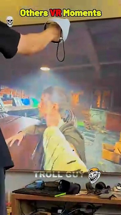 Others Experienced VR… THIS ONE FELT TOO REAL 💀🔥 #trollface #virtualreality #gaming