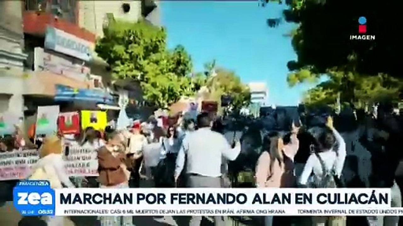 Exigen justicia por Fernando Alan, asesinado durante una persecución en Culiacán