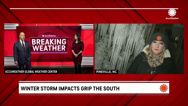 North Carolina hit with snow, ice and disruptions from winter storm